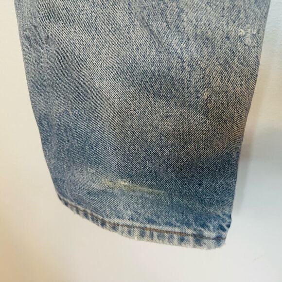 VINTAGE WRANGLER FR Denim Riggs Workwear Flame Resistant Carpenter Jeans 38x32 - Picture 12 of 16